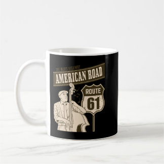 Taza De Café Route 61 American Road Blues Highway Classic