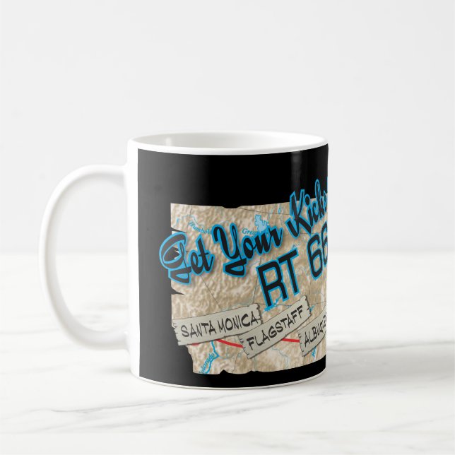 Taza De Café route 66 get your kicks mug (Izquierda)