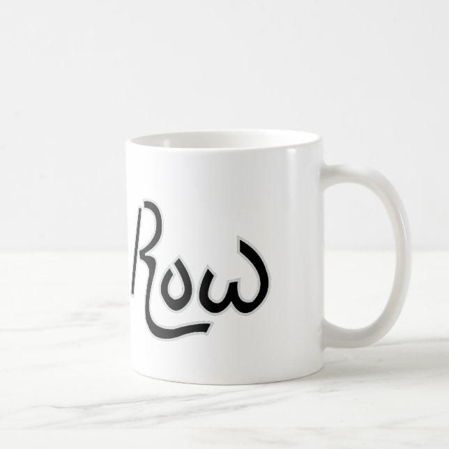 Taza De Café Row Mug de rey (blanca) (Derecha)