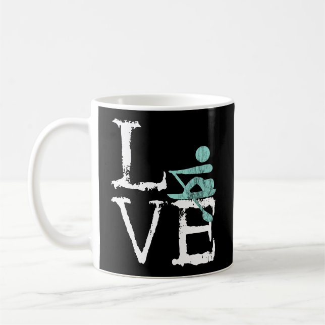 Taza De Café Rower Love Rowing Teams Coxswains Paddlers Crew Sc (Izquierda)