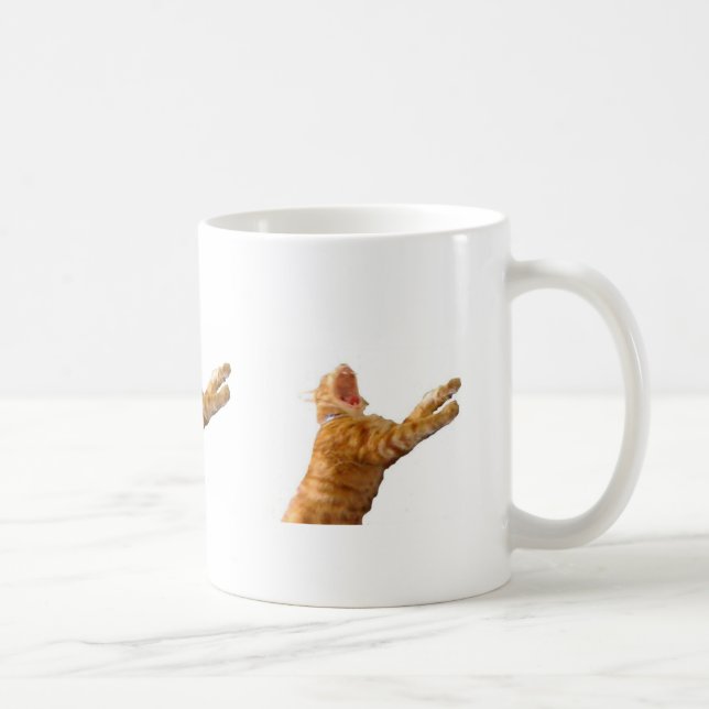 Taza De Café "ROWR!" ¡El ~ Louie no es siempre un gatito (Derecha)