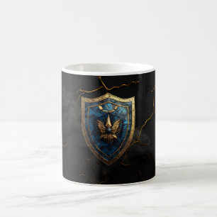 Taza De Café Royal Blue Eagle Crest Gaming   
