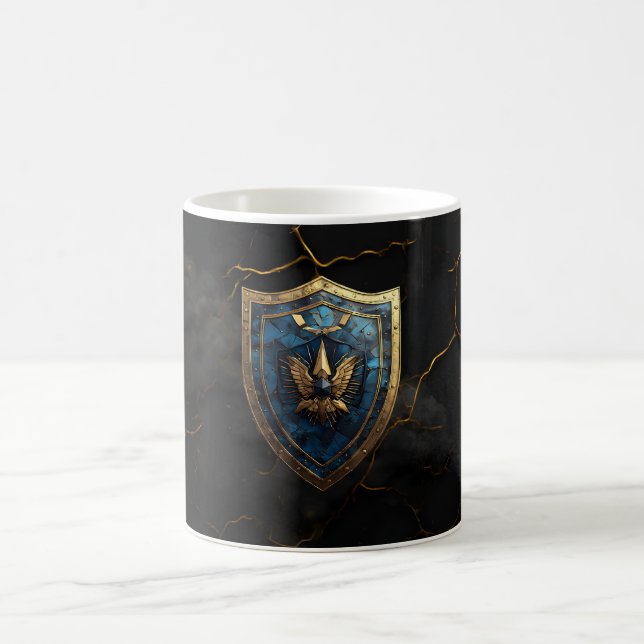 Taza De Café Royal Blue Eagle Crest Gaming    (Centro)
