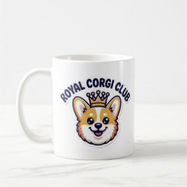 Taza De Café Royal Corgi Club Cute Corgi Crown Coffee Mug Corgi