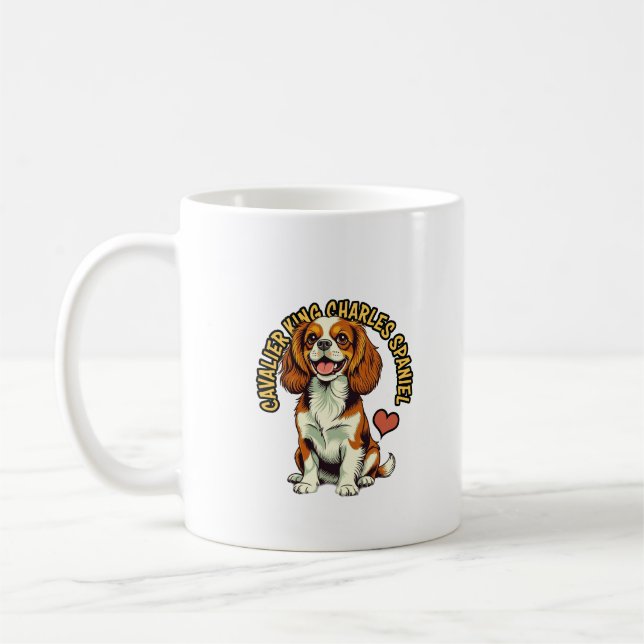 Taza De Café Royal Decree: The "Comforter" Spaniel Coffee Mug (Izquierda)