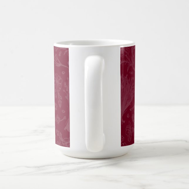 Taza De Café Royal Maroon Personalizable  (Mango)