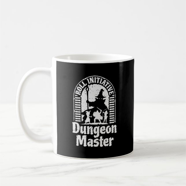Taza De Café RPG de la Iniciativa de Rollo DM (Izquierda)