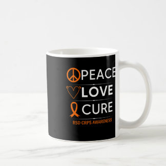 Taza De Café Rsd Crps Conciencia Paz Paz Naranja Luchador de la