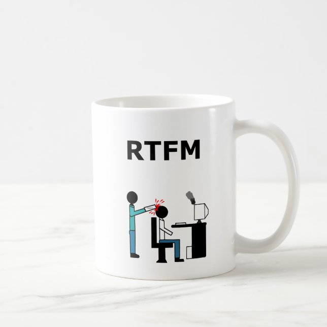 TAZA DE CAFÉ RTFM (Derecha)