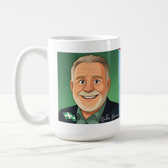 Taza De Café Ruben Berrios Presidente del PIP (Izquierda)