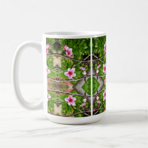Taza De Café Rubor de Primavera: Árbol de Flor de Cerezo Rosa A