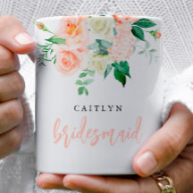 Rubor Floral Bridesmaid Mug