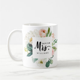 Taza De Café Rubor moderno | BODA LA futura SRA. Typografía