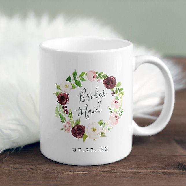 Taza De Café Rubor Romance Bridesmaid (Subido por el creador)