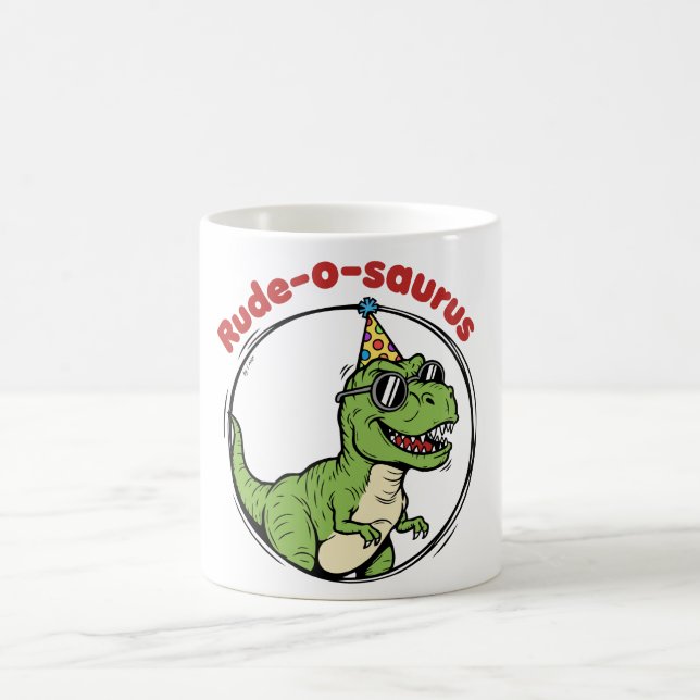 Taza De Café Rude-o-saurus (Centro)