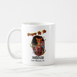 Taza De Café Rudolf en Burger's al lado del puente Lake Havasu,