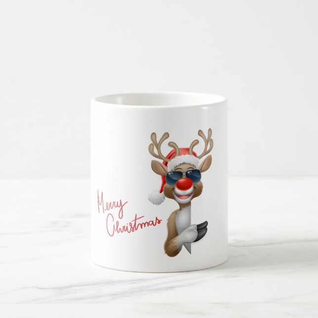 Taza De Café Rudolf mit Brille Weihnachten Tasse (Centro)