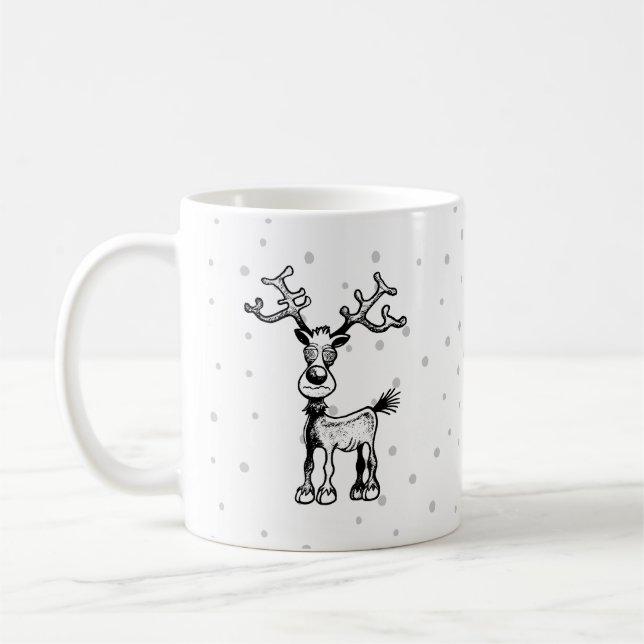 Taza De Café Rudolph el reno (Izquierda)
