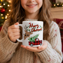 Rudolph personalizado Feliz Navidad Camión vintage