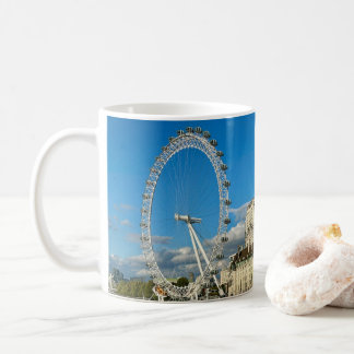 Taza De Café Rueda de Ferris London Eye y Támesis personalizado