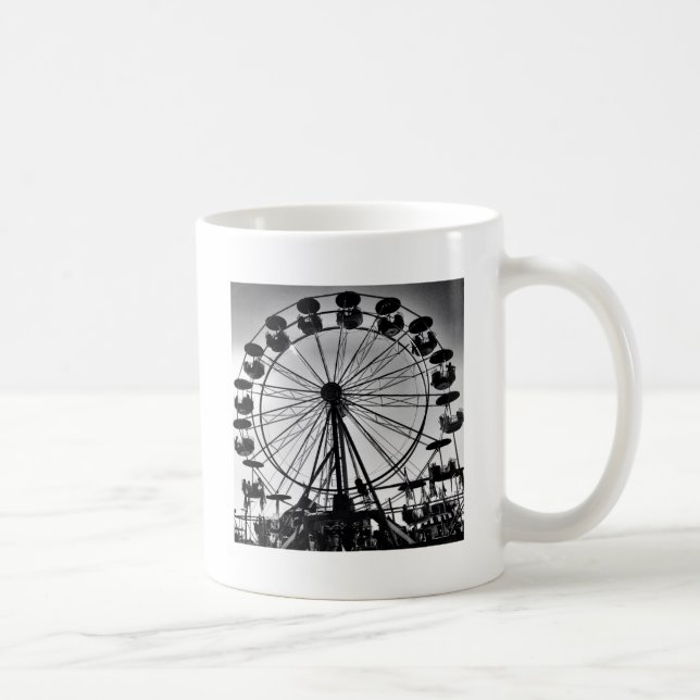 Taza De Café Rueda de la fortuna en regalos fotográficos en bla (Derecha)