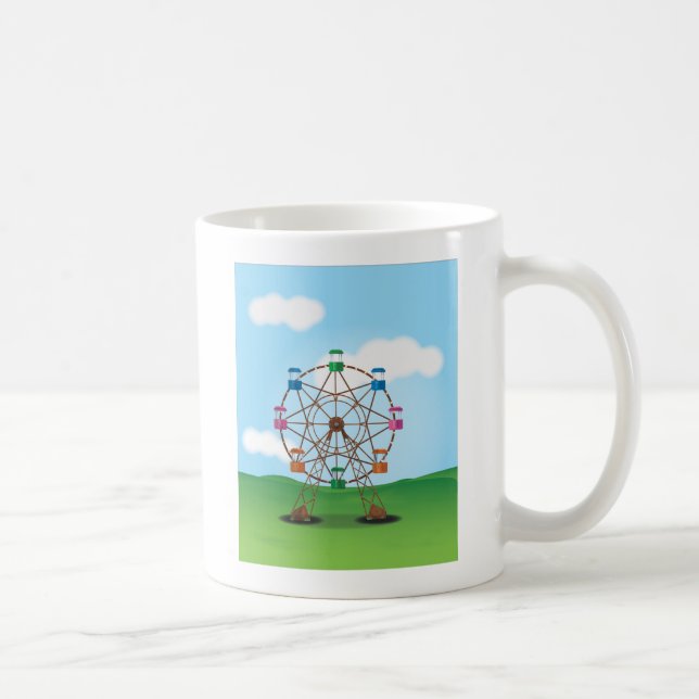 Taza De Café Rueda Funfair (Derecha)