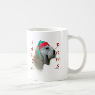 Taza De Café Ruedas blandas recubiertas Terrier Santa Paws