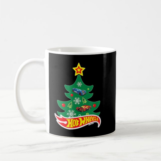 Taza De Café Ruedas calientes Ruedas calientes Árbol de Navidad (Izquierda)