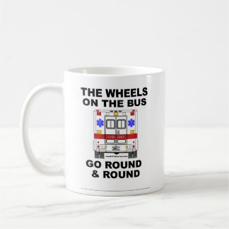 Taza De Café Ruedas en el autobús - ambulancia (taza)