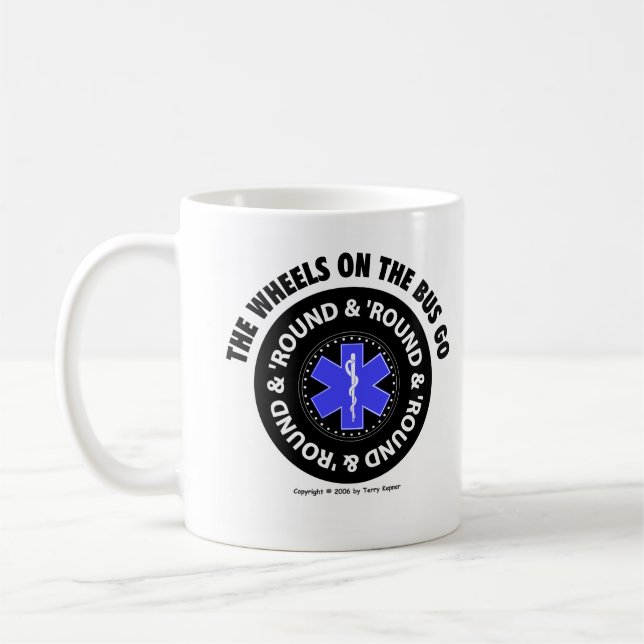 Taza De Café Ruedas en el autobús - neumático #2 (Izquierda)