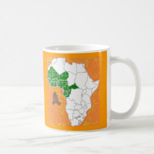 Taza De Café Ruegue para las Áfricas occidentales