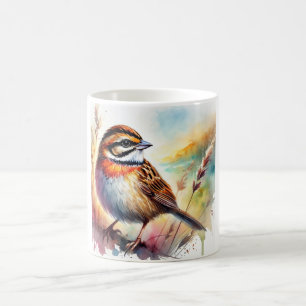 Taza De Café Rufouscollared Sparrow 290924AREF124 - Watercolor