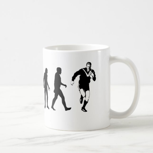 Taza De Café Rugby de evolución (Derecha)