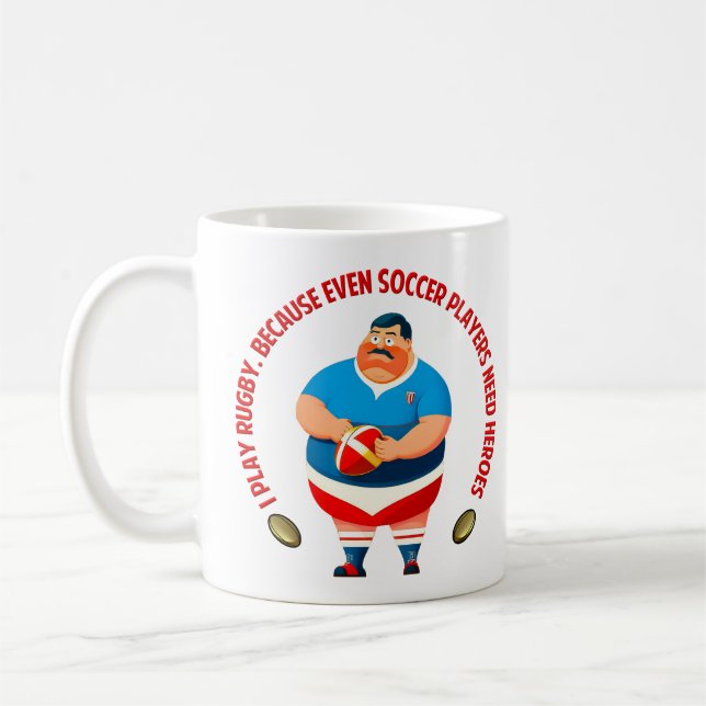 Taza De Café Rugby Heroes Mug (Izquierda)