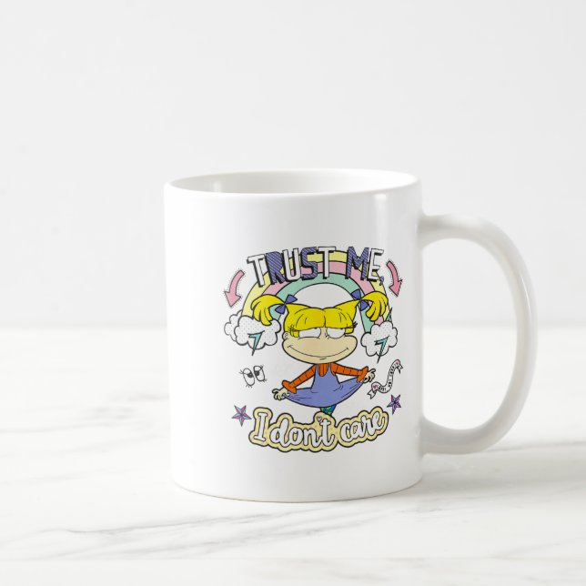 Taza De Café Rugrats Angelica Trust Me, I Don't Care  (Derecha)