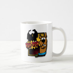 Taza De Café Ruh-Roh Scooby-Doo y un fantasma