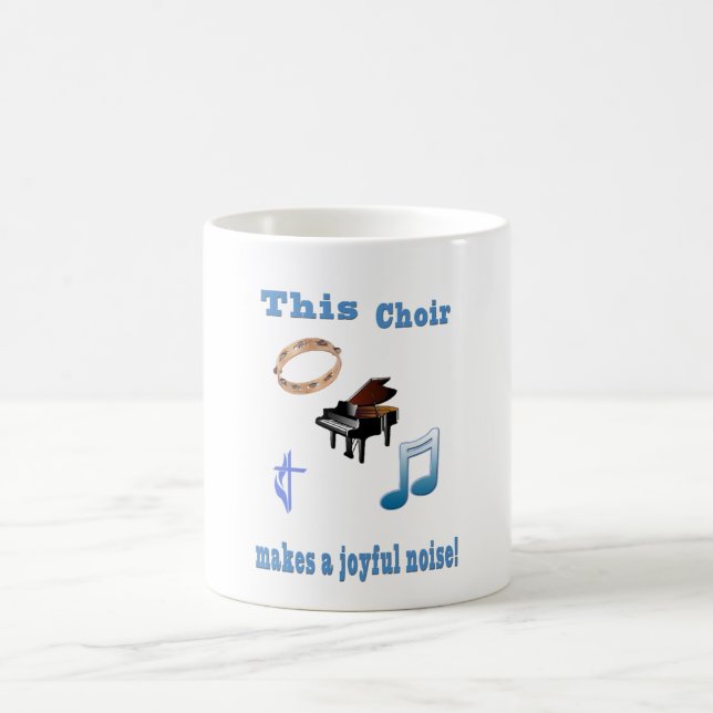 Taza De Café Ruido alegre del coro (Centro)