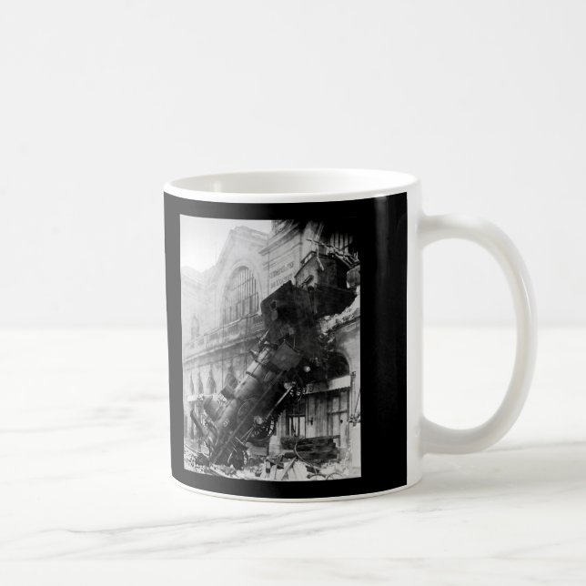 Taza De Café Ruina en Montparnasse, desastre del tren del (Derecha)