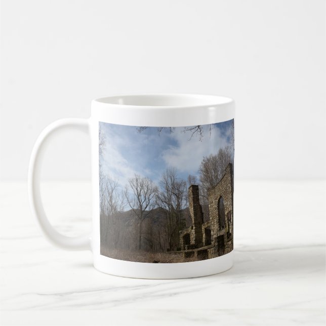 Taza De Café Ruinas de Cornualles del estado (Izquierda)