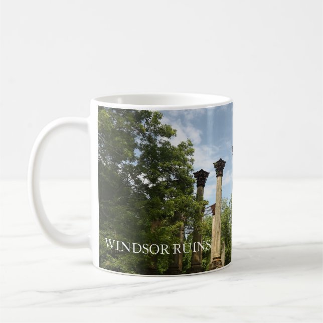 Taza De Café Ruinas de Windsor Mississippi (Izquierda)