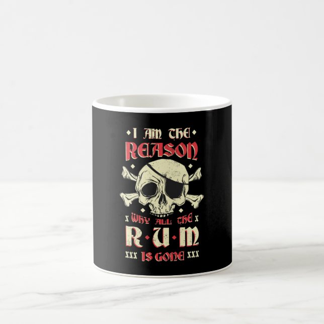 Taza De Café Rum Pirate Mejor Regalo (Centro)