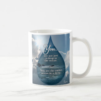 Taza De Café Rumi ~ Caer en el océano