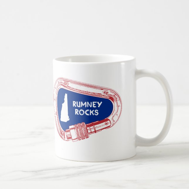 Taza De Café Rumney Rocks Climbing Carabiner (Derecha)