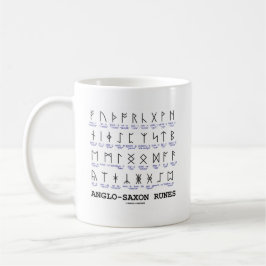 Taza De Café Runas anglosajonas (criptografía de la