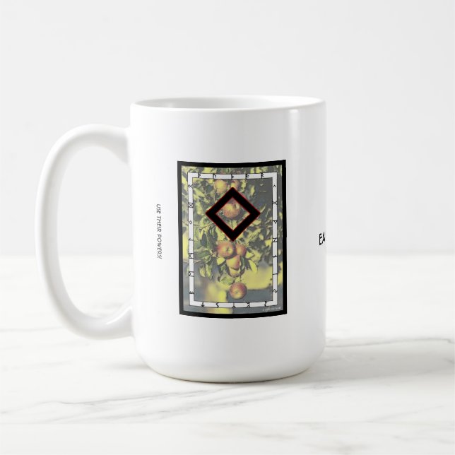Taza De Café Rune Mug - ¡Mágica de la Tierra! (Izquierda)