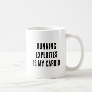 Taza De Café Running Exploits Is My Cardio Funny Ethical Hacker