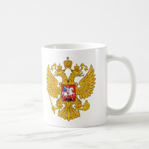 Taza De Café Rusia dos dirigió Eagle