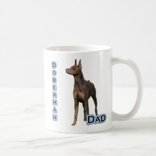 Taza De Café Rust Doberman Dad 4