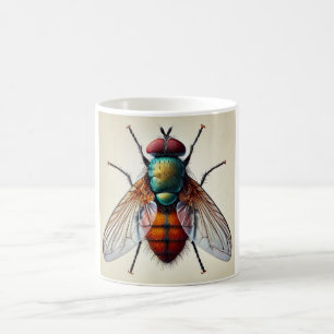 Taza De Café Rust Fly22 280824IREF240 - Watercolor