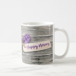 Taza De Café Rustic Happy Norooz Hyacinth - Mug